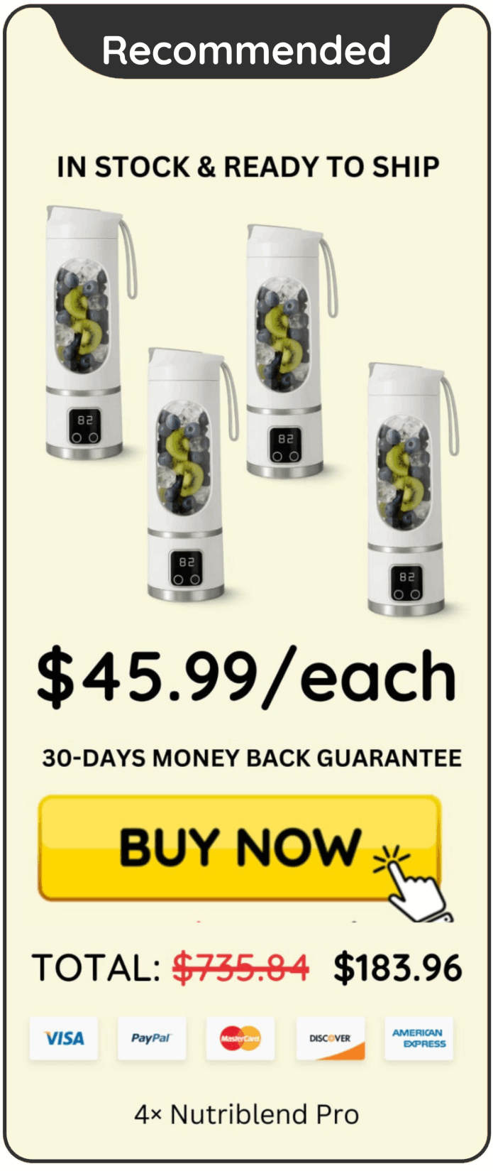 Nutriblend offer price